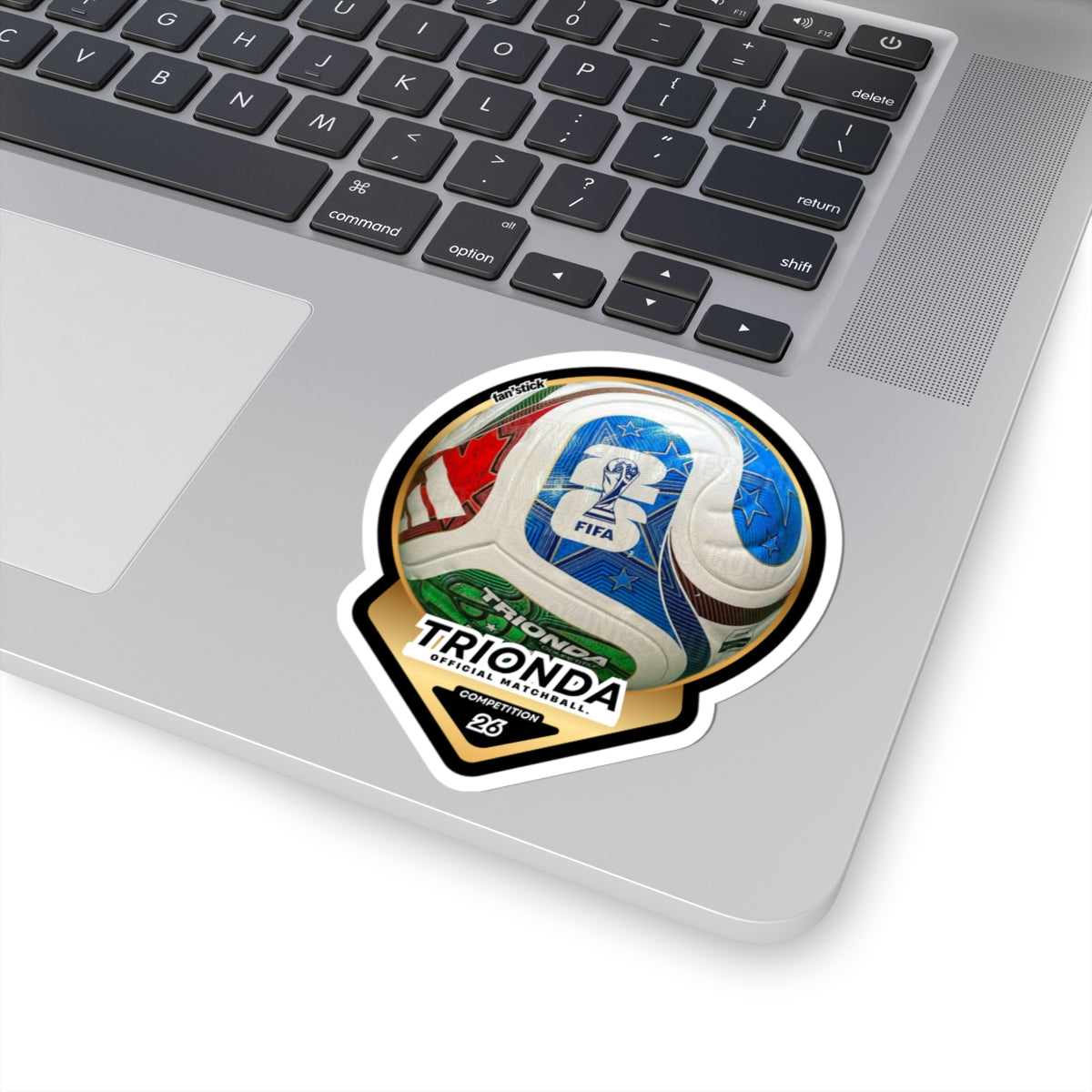 Official Ball World Cup 26 Sticker, Football Fan - Golden edition