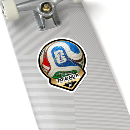 Official Ball World Cup 26 Sticker, Football Fan -  Golden edition