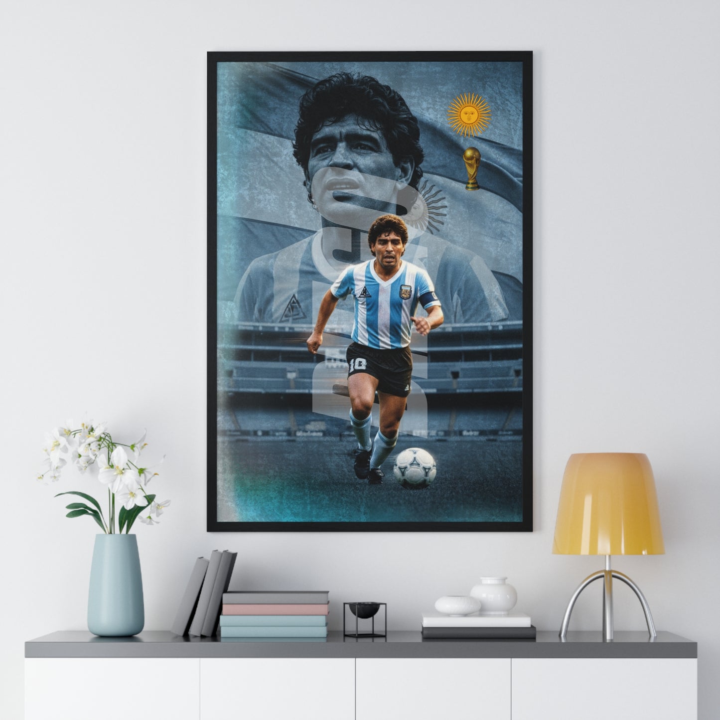 Diego Maradona | Framed Poster - Iconic Football Art