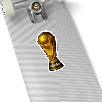 Trophy World Cup 26 Sticker - Football Fan Golden edition