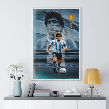 Diego Maradona | Framed Poster - Iconic Football Art