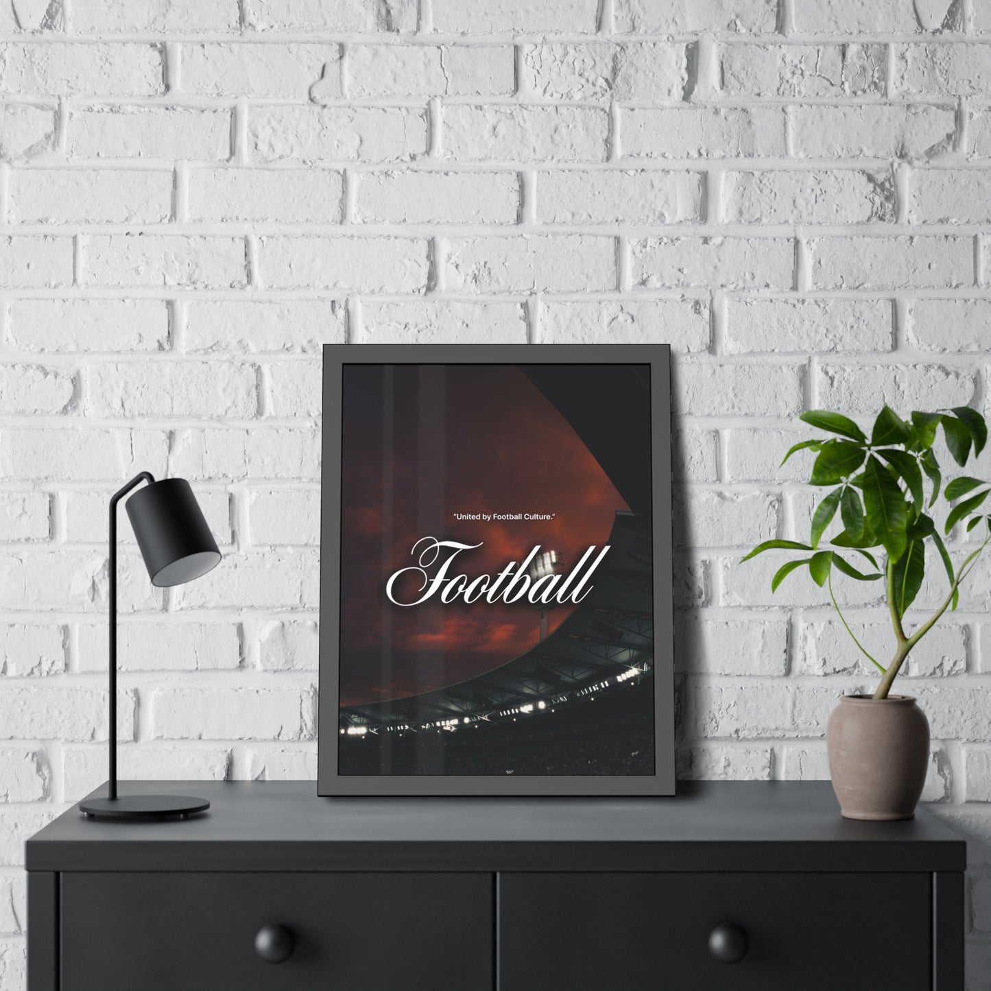 Football Culture Framed Paper Poster