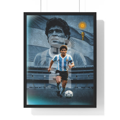 Diego Maradona | Framed Poster - Iconic Football Art