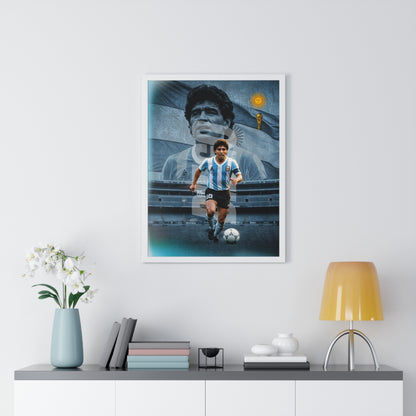 Diego Maradona | Framed Poster - Iconic Football Art