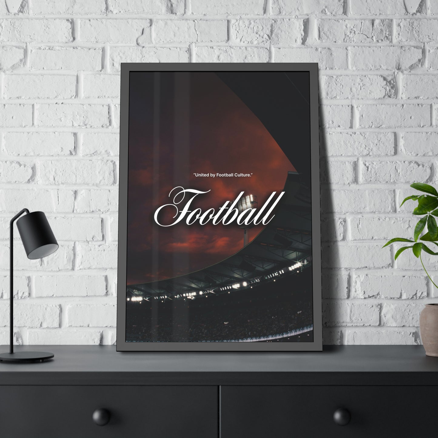 Football Culture Framed Paper Poster