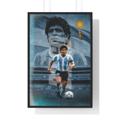 Diego Maradona | Framed Poster - Iconic Football Art