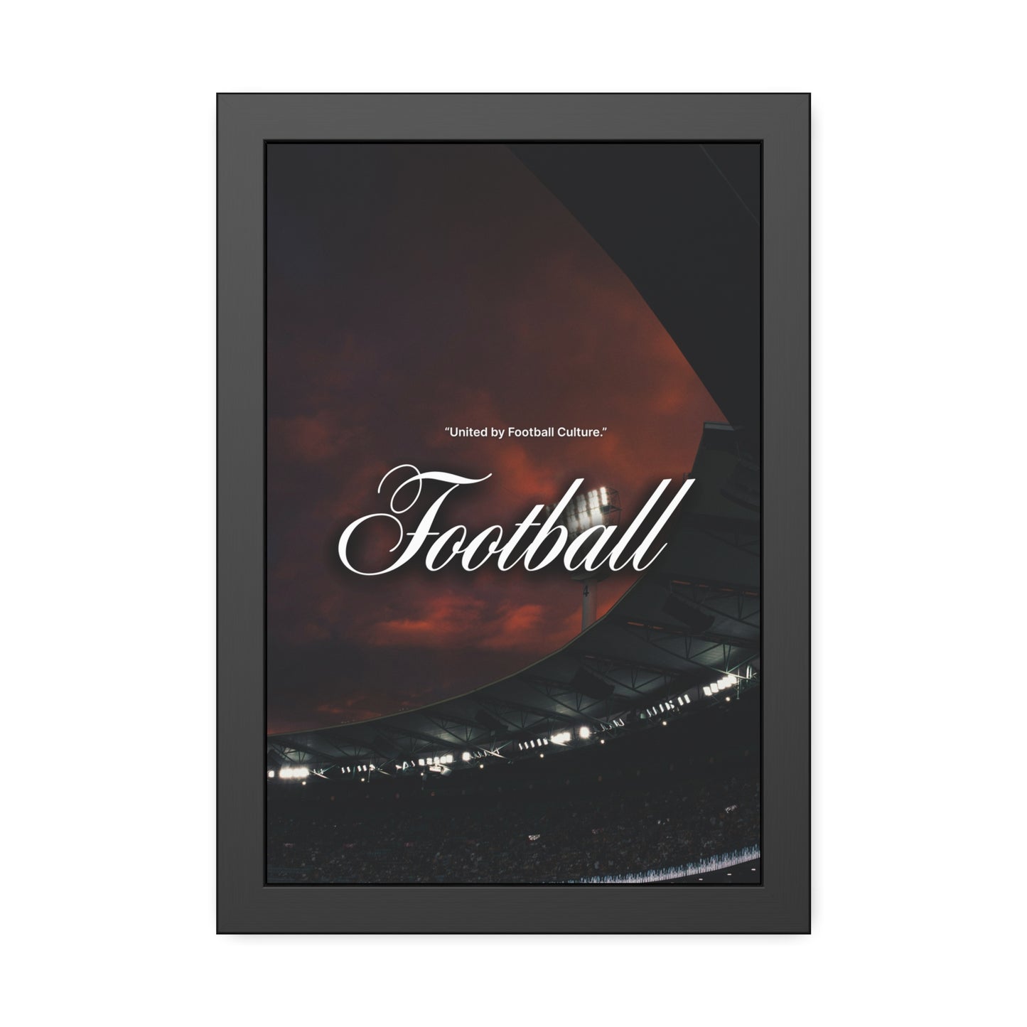 Football Culture Framed Paper Poster