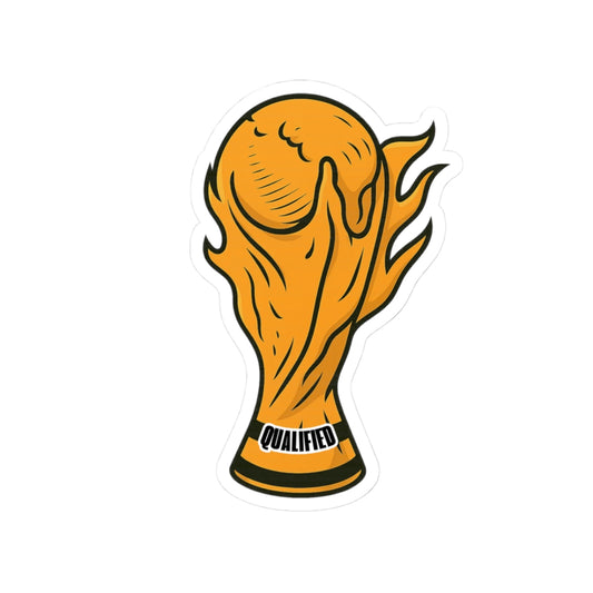 Trophy World Cup 26, The Race is On, Trendy Sticker, Decorative Decal
