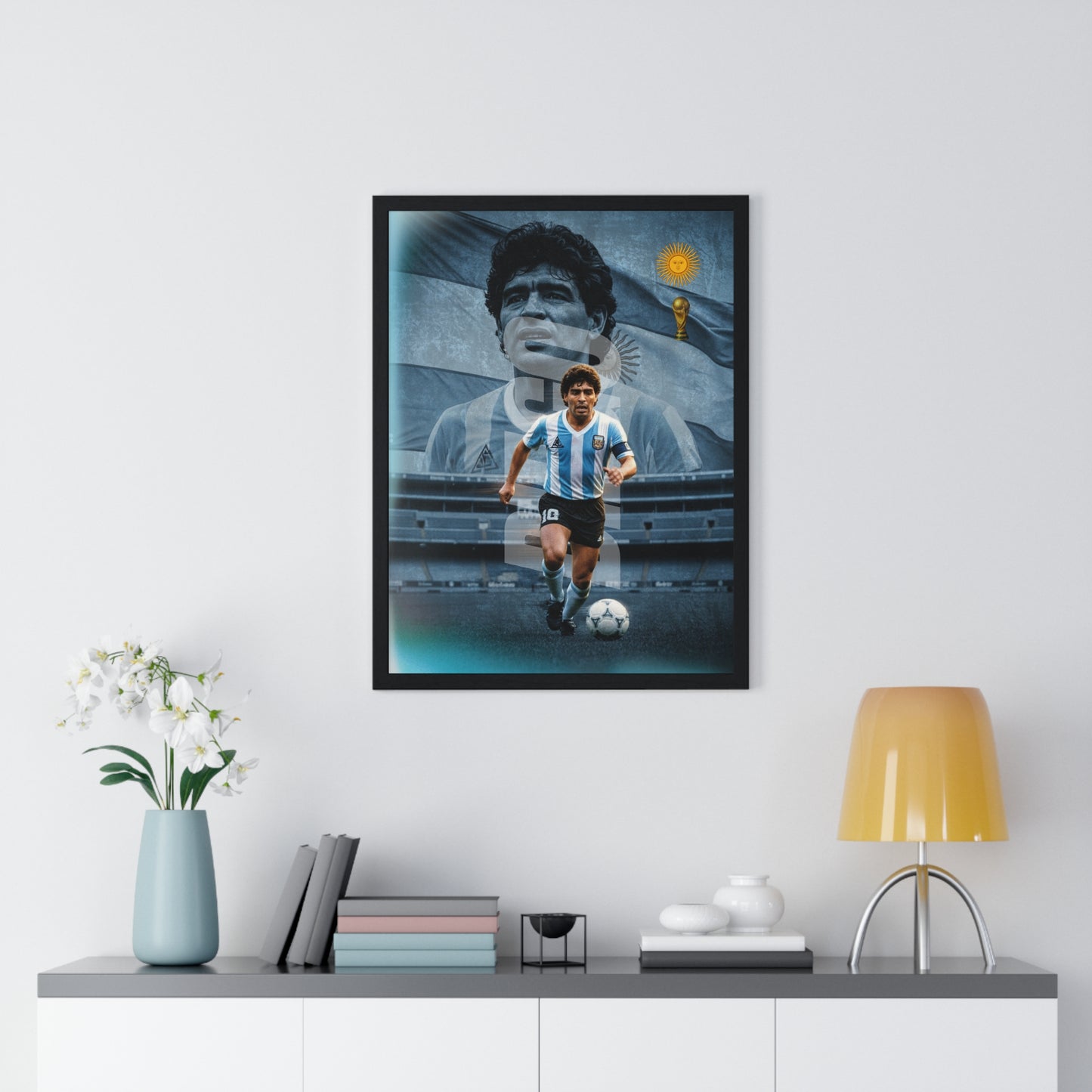 Diego Maradona | Framed Poster - Iconic Football Art