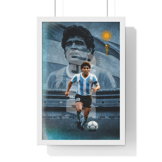 Diego Maradona | Framed Poster - Iconic Football Art