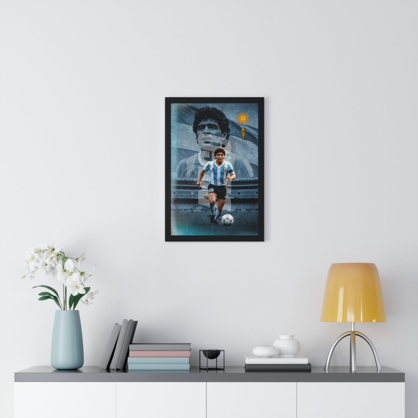 Diego Maradona | Framed Poster - Iconic Football Art