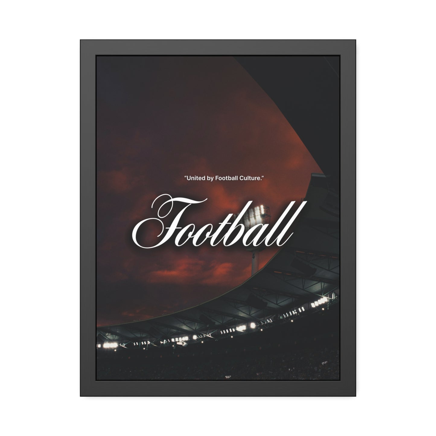 Football Culture Framed Paper Poster
