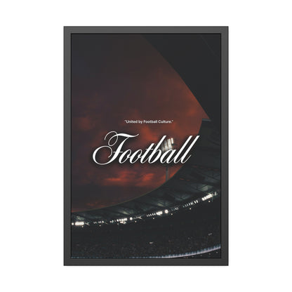 Football Culture Framed Paper Poster